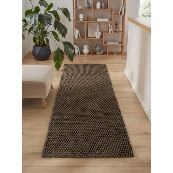 Temno rjav zunanji in notranji tekač 80x250 cm Southwark – Ted Baker-image-1