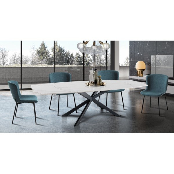 Modrozeleni jedilni stoli v kompletu 2 ks Snug – Tomasucci-image-1