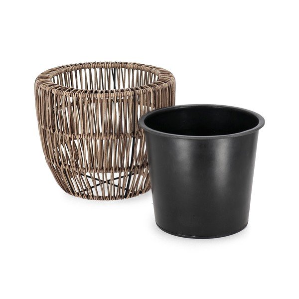 Plastični/iz umetnega ratana cvetlični lonci v kompletu 3 ks ø 44 cm Ayun – Bizzotto-image-2