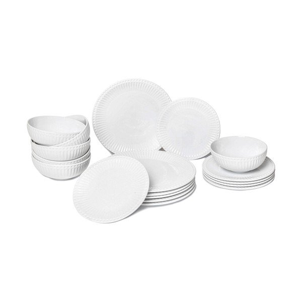 Porcelanast jedilni servis 18 ks Purita – Bonami Essentials