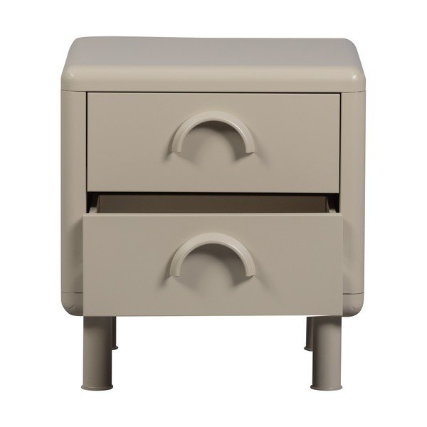 Bež kovinska nočna omarica Rune – WOOOD-image-3