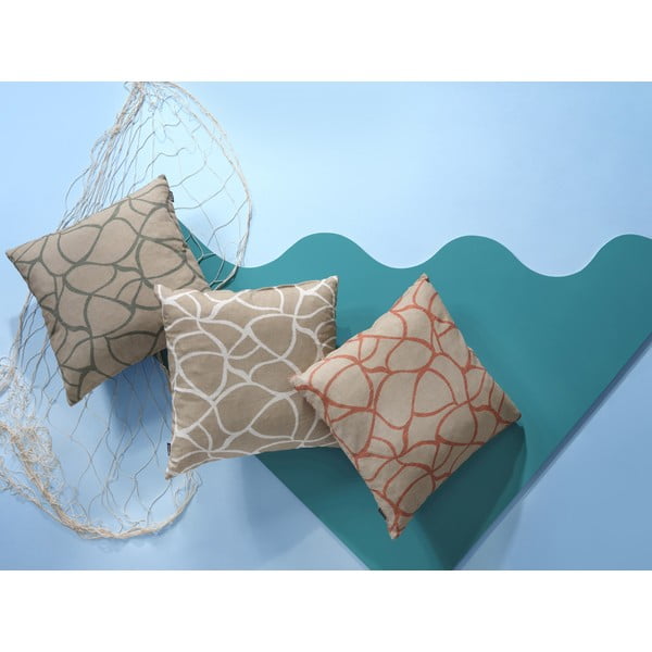 Bež-oranžna zunanja blazina Hartman Pearl, 50 x 50 cm-image-3