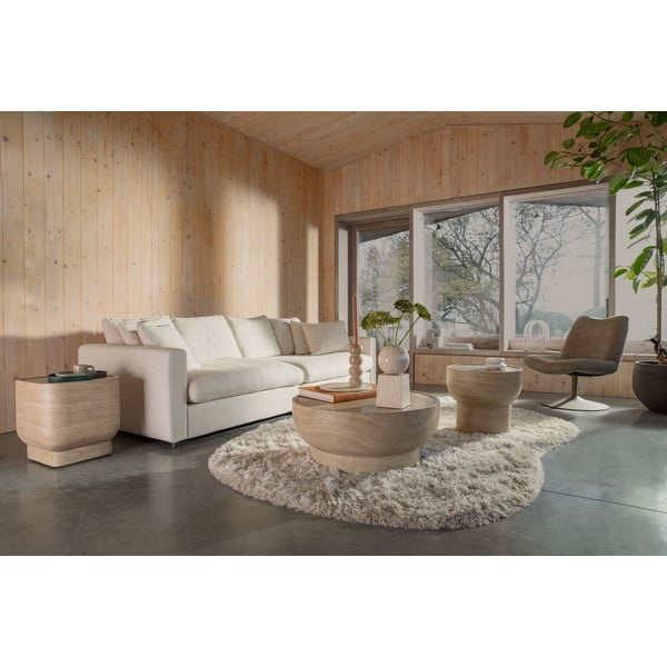 Stranska mizica v kamnitem dekorju ø 45 cm Noble – Zuiver-image-2