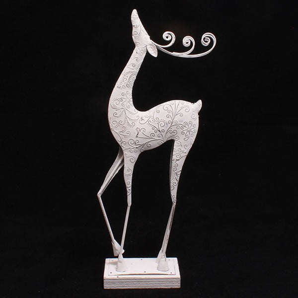 Dekorativni kovinski severni jelen, 47 cm