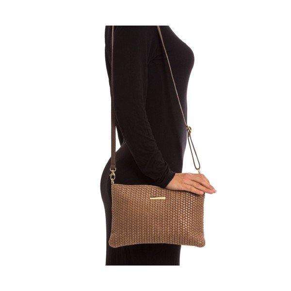 Sivo-rjava usnjena torbica Isabella Rhea št. 8029-image-2