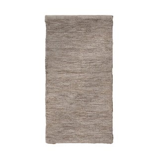 Rjava obojestranska preproga iz mešanice volne 80x150 cm – Ixia