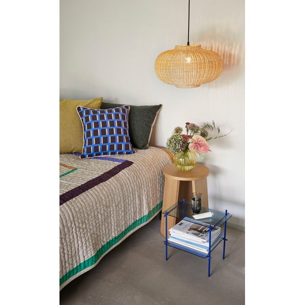 Stranska mizica s stekleno mizno ploščo Niche – Hübsch-image-3