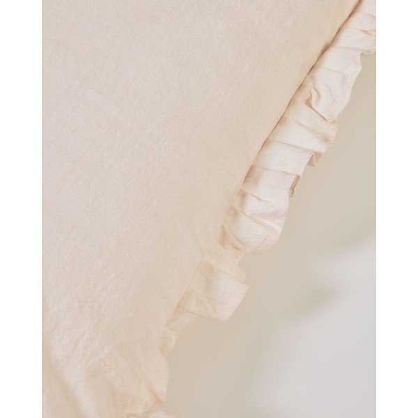 Prevleka za blazino iz mešanice lana 45x45 cm Nacha – Kave Home-image-1