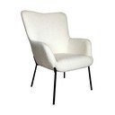 Bel fotelj iz tkanine bouclé Glasgow  – House Nordic