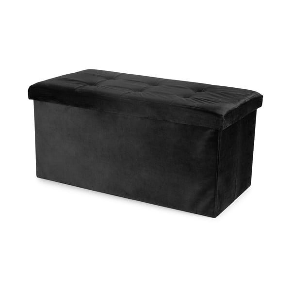 Črn žameten tabure – Compactor-image-1