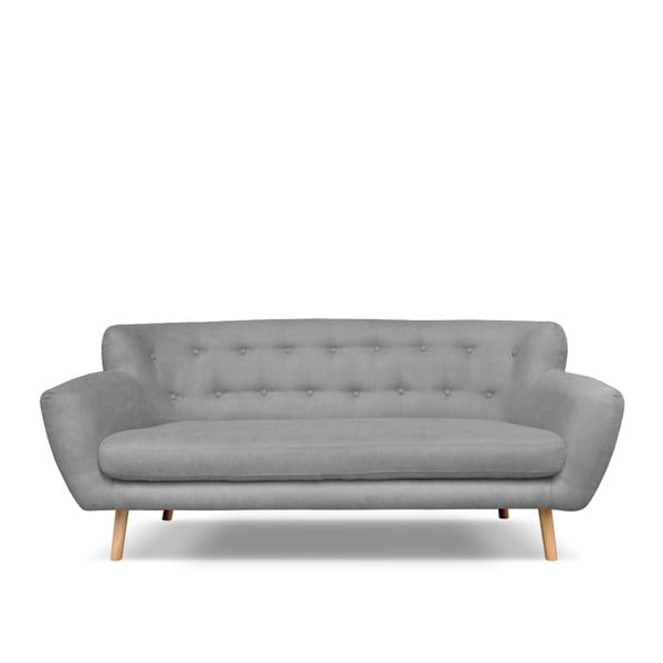 Svetlo siv kavč Cosmopolitan Design London, 192 cm