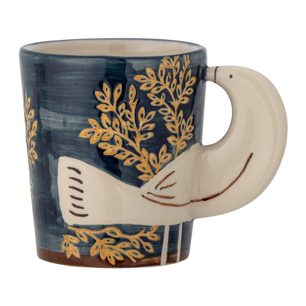 Modra lončena skodelica 260 ml Hezha