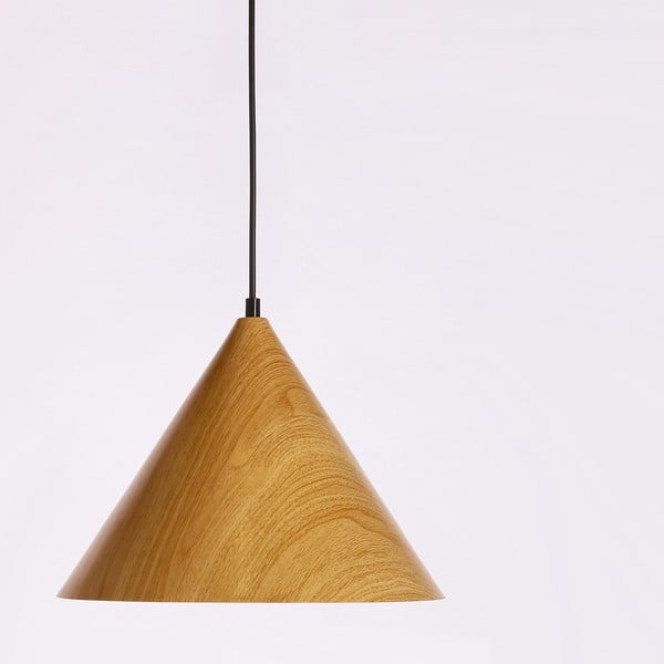 Rjava viseča svetilka s kovinskim senčnikom ø 32 cm Dunca – Candellux Lighting-image-1