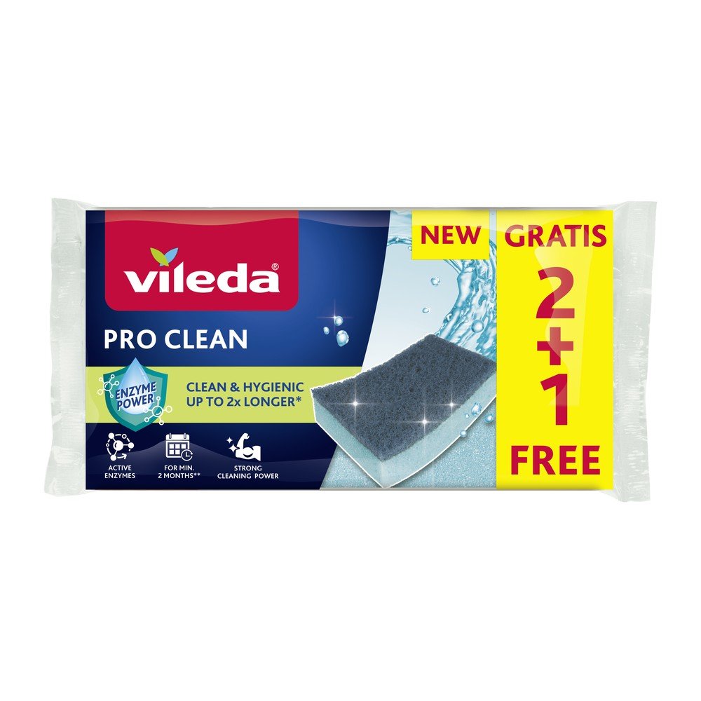 Gobice za pomivanje posode v kompletu 9 ks Pro Clean