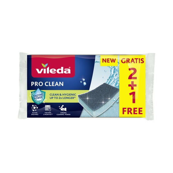 Gobice za pomivanje posode v kompletu 9 ks Pro Clean – Vileda