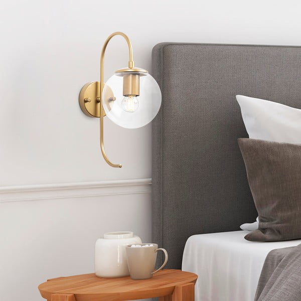 Stenska svetilka v zlati barvi ø 15 cm Jewel – Opviq lights-image-1