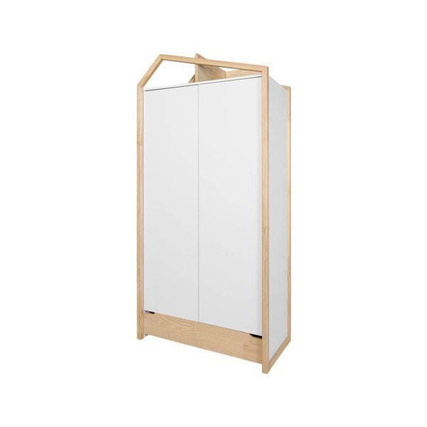 Bela otroška omara v borovem dekorju 100x210 cm Tatam - BELLAMY-image-2