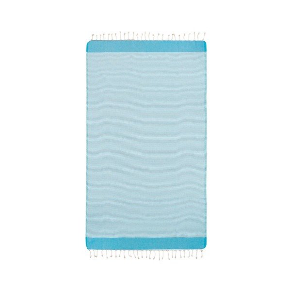 Kopalna brisača Hammam Stranska turkizna, 100x180 cm-image-1