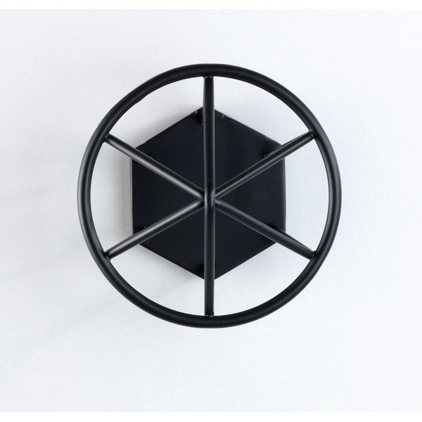 Črna stenska kljuka Wenko Menton-image-1