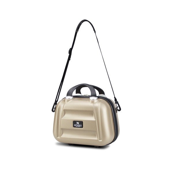 Kovček za ročno prtljago v zlati barvi My Valice SMART BAG LASSO Make Up & Hand Suitcase-image-1
