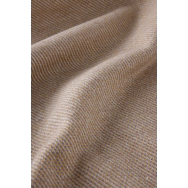 Svetlo rjava pletenina z bombažem Euromant Jade, 140 x 160 cm-image-3