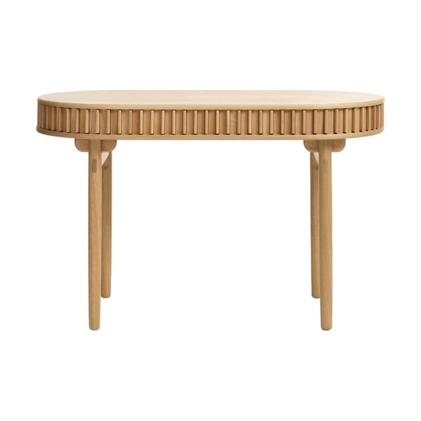Pisalna miza v hrastovem dekorju 60x120 cm Carno – Unique Furniture