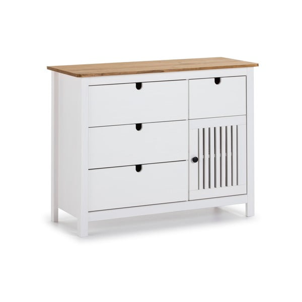 Bela lesena komoda Marckeric Bruna-image-2