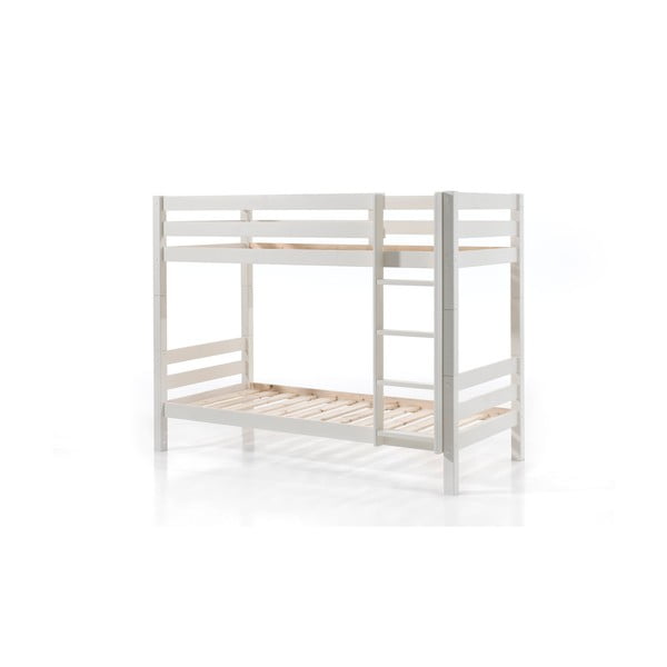 Bel pograd z dodatnim ležiščem iz masivnega bora s prostorom za shranjevanje 90x200 cm PINO – Vipack-image-3