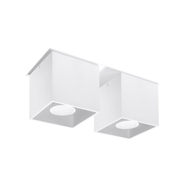 Bela stropna svetilka Sollux Geo