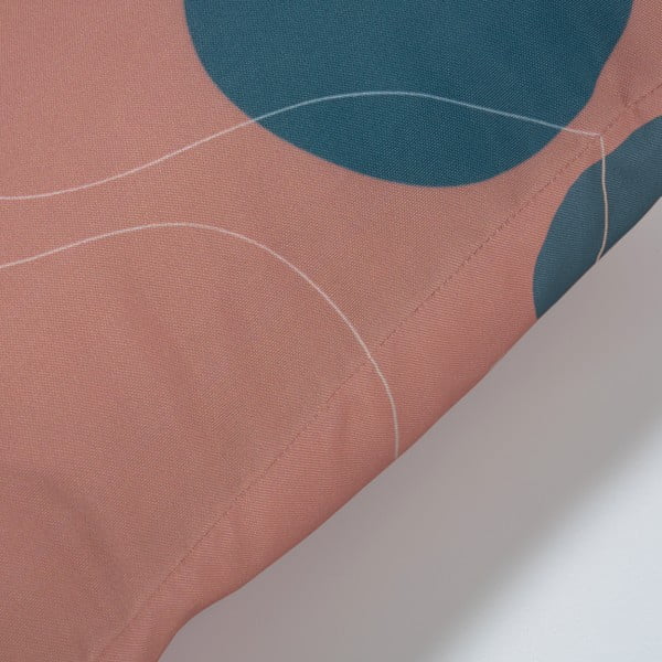 Roza prevleka za okrasno blazino Kave Home Abish, 45 x 45 cm-image-1