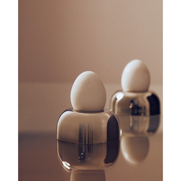 Podstavki za jajca v kompletu 2 ks iz nerjavečega jekla Nirela – Kave Home-image-1