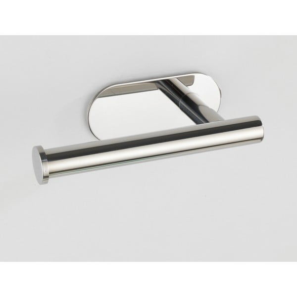 Držalo za toaletni papir iz nerjavečega jekla brez vrtanja Wenko Turbo-Loc® Orea Shine-image-1
