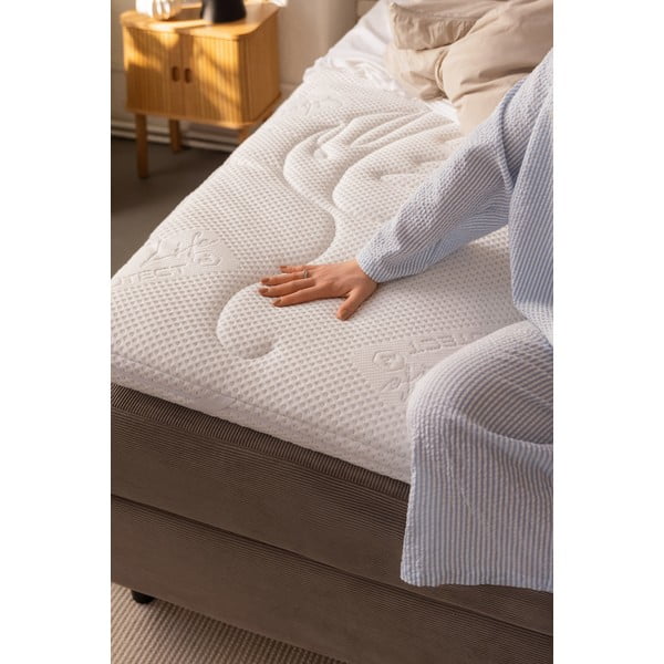 Srednje trd nadvložek iz pene 160x200 cm Moon Wave – Bonami Selection-image-1