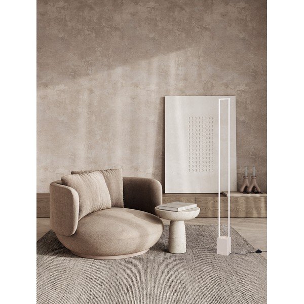 Bela LED stoječa svetilka (višina 161 cm) Lithos – Nova Luce-image-1