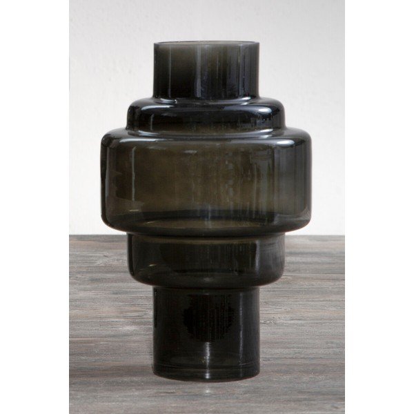 Črna steklena vaza (višina 30 cm) Cayden – Premier Housewares-image-4