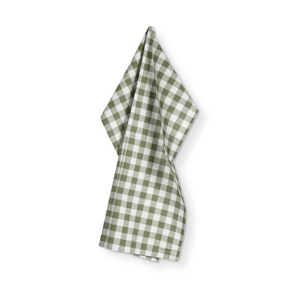 Bombažne kuhinjske krpe v kompletu 2 ks 50x70 cm Gingham – Tiseco Home Studio