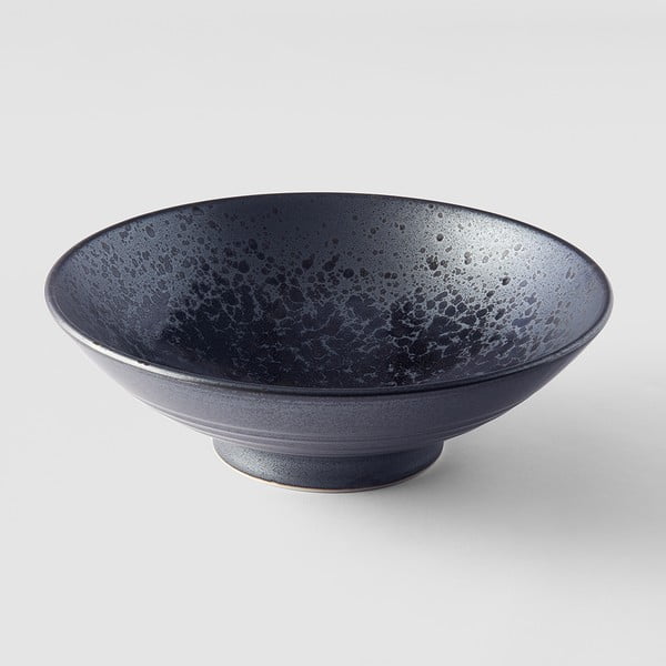 Črno-siva keramična skleda za juho MIJ Pearl, ø 24 cm