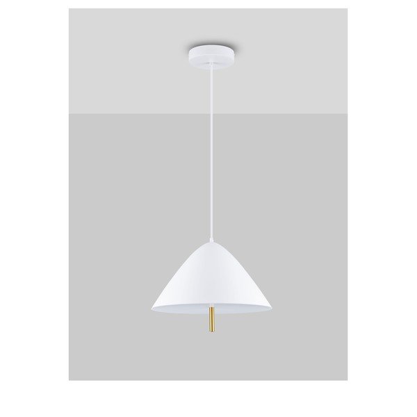 Bela kovinska LED viseča svetilka s kovinskim senčilom ø 40 cm Oros – Nova Luce-image-3