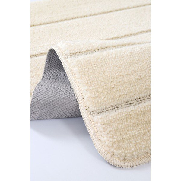 Kremno bele kopalniške preproge v kompletu 2 ks 50x80 cm Yeni Cizgli – Foutastic-image-3