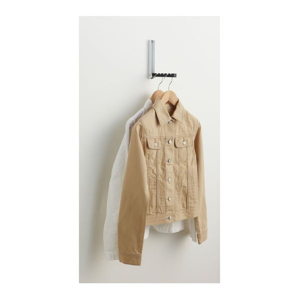 Črno-bela kljuka za obešanje na vratih YAMAZAKI Mito-image-4