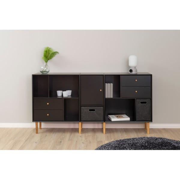 Črna komponenta s predali 43x33 cm Z Cube - Tenzo-image-1