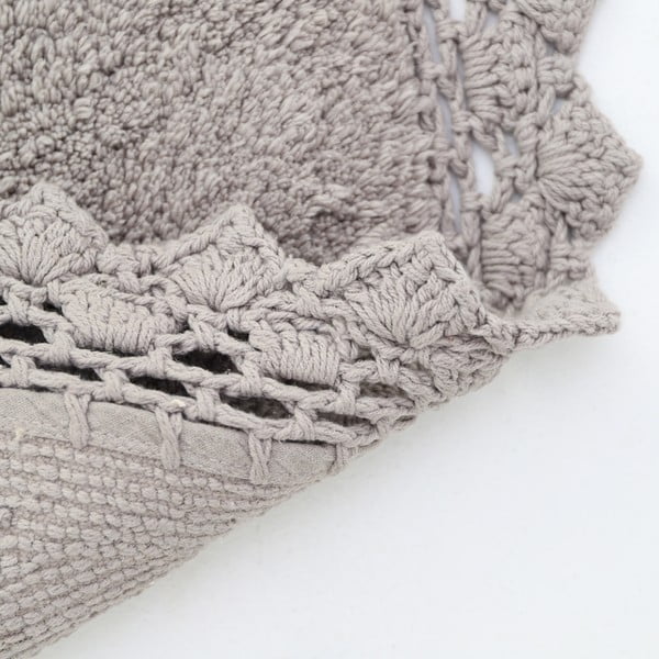 Siva pralna okrogla preproga ø 110 cm Perla - Nattiot-image-1