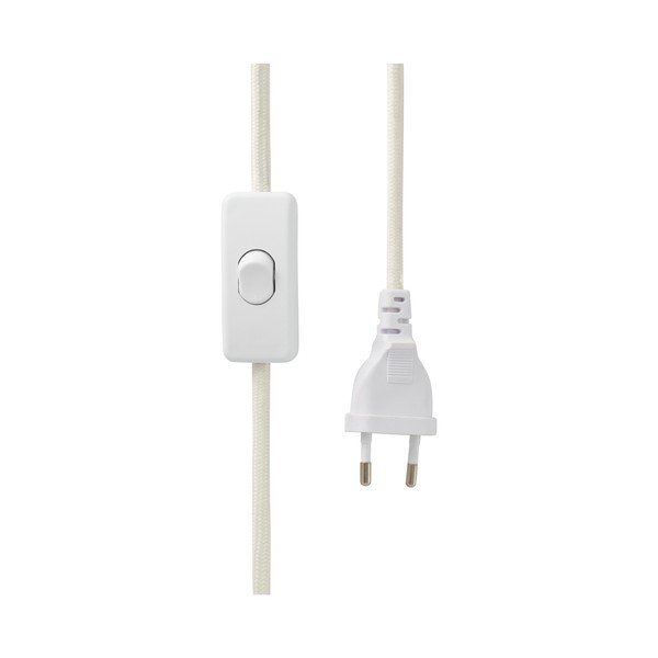 Kremno bela tekstilna namizna svetilka (višina 46 cm) Fay – Ellos Home-image-4