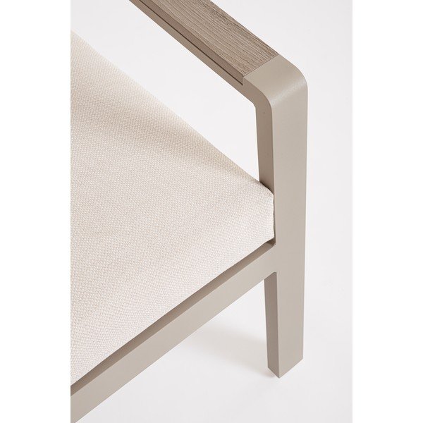 Bež aluminijasta vrtna garnitura za 5 oseb Elna – Bizzotto-image-3