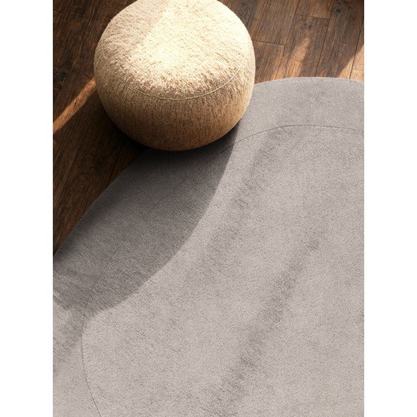 Siva ročno tkana okrogla preproga iz mešanice volne ø 160 cm Kari Organic – Villeroy&Boch-image-2