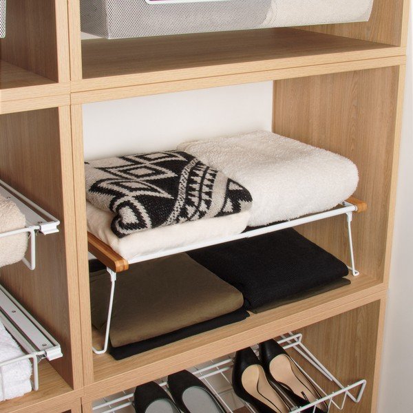Bela raztegljiva dodatna polica Compactor Extendable Shelf Rack-image-1