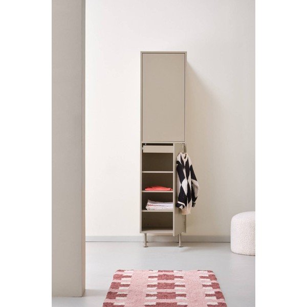 Bež garderobna omara iz MDF plošč 50x210x55 cm Kipp – Jotex-image-2