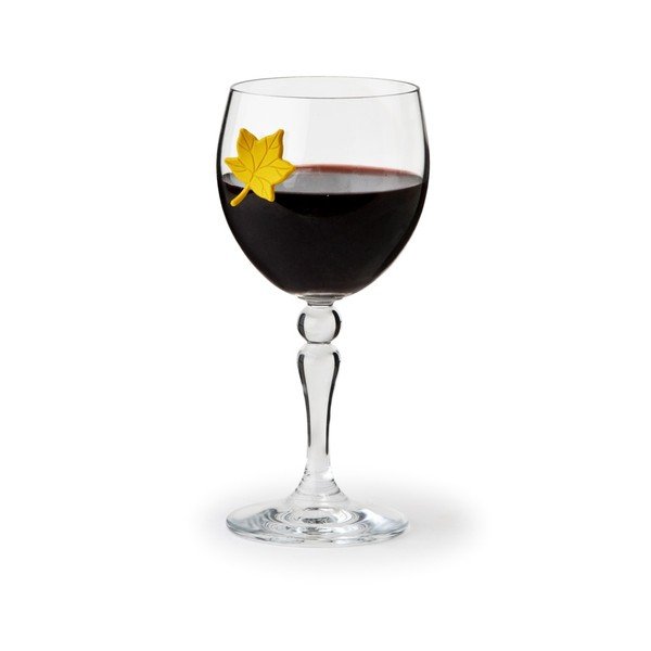 Komplet 6 razlikovalnikov za steklo Qualy&CO Leaf My Glass-image-2