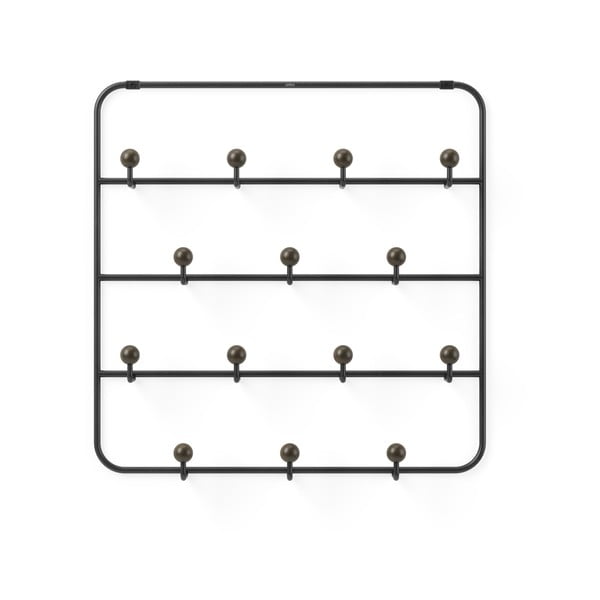 Črn kovinski obešalnik za vrata 36 cm Estique - Umbra-image-3