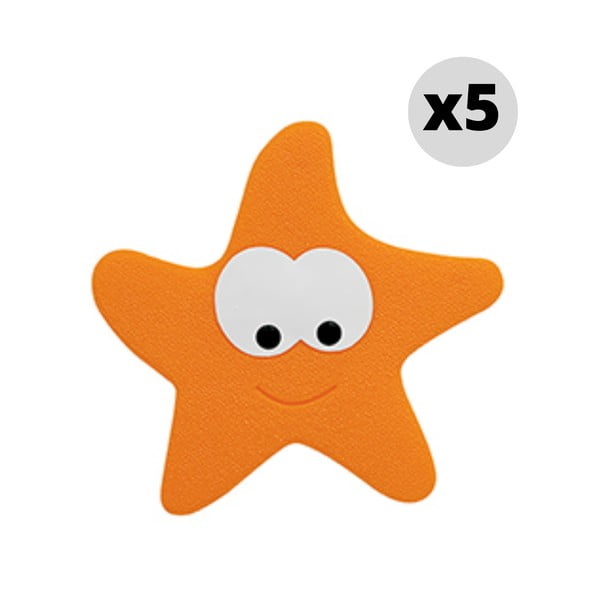 Otroške protizdrsne podloge za kad 5 ks 12x13 cm Starfy – Spirella-image-2